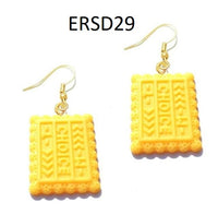 Thumbnail for Handmade Resin Cookies Macaron Cake Food Donuts Drop Earring For Women