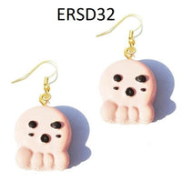 Thumbnail for Handmade Resin Cookies Macaron Cake Food Donuts Drop Earring For Women