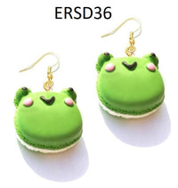 Thumbnail for Handmade Resin Cookies Macaron Cake Food Donuts Drop Earring For Women