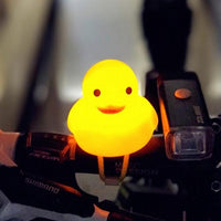 Thumbnail for Silica Little Duck Shape Bicycle or Car Duck Bell Yellow Rotary Paddle Helmet