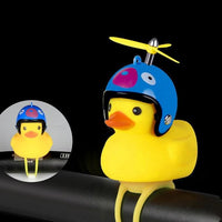 Thumbnail for Silica Little Duck Shape Bicycle or Car Duck Bell Yellow Rotary Paddle Helmet