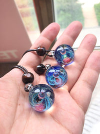 Thumbnail for Cosmic Handmade Galaxy Glass Pendant