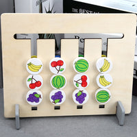 Thumbnail for Colors & Fruits Matching Montessori Wooden Toy