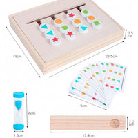 Thumbnail for Montessori Color Matching Wooden Toy (Full Set)