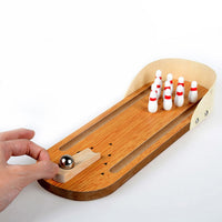 Thumbnail for Wooden Mini Bowling Game