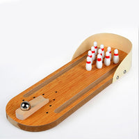 Thumbnail for Wooden Mini Bowling Game