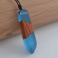 Thumbnail for Wood Resin Necklace Pendant