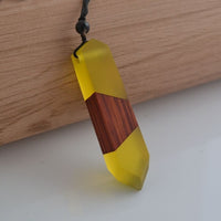 Thumbnail for Wood Resin Necklace Pendant