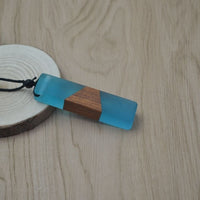 Thumbnail for Wood Resin Necklace Pendant