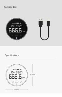 Thumbnail for Electronic Curved Surface Measuring Ruler