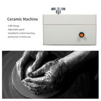Thumbnail for 6.5cm Electric USB Pottery Pottery Wheel Ceramic Machine