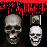 Thumbnail for Full Head Skull Mask With Movable Jaw