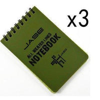 Thumbnail for Set of 3 Green Waterproof Notepad