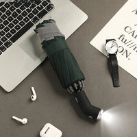 Thumbnail for Reflective Stripe Reverse Led Light Automatic Umbrella