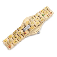 Thumbnail for Lovely emoji Wooden Watch With Wooden BOX