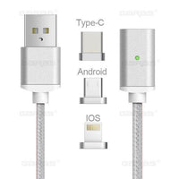 Thumbnail for 3in1 Magnetic Type-C Charging Cable for Android and iPhone