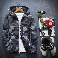 Thumbnail for Military Canvas Windbreaker Jacket