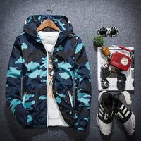 Thumbnail for Military Canvas Windbreaker Jacket
