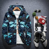 Thumbnail for Military Canvas Windbreaker Jacket