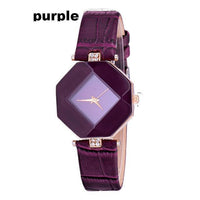 Thumbnail for Gem Cut Crystal Wrist Watch For Womens