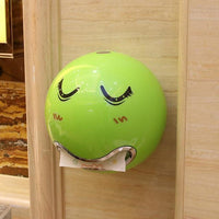 Thumbnail for Ball Shaped Cute Emoji Waterproof Toilet Paper Box screw fixed