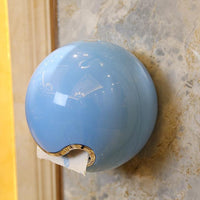Thumbnail for Ball Shaped Cute Emoji Waterproof Toilet Paper Box screw fixed