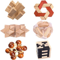 Thumbnail for Brain Teasing Wooden Puzzles