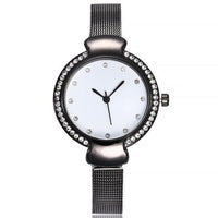 Thumbnail for Stainless Steel Band Marble Hours Watch For Women's