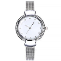 Thumbnail for Stainless Steel Band Marble Hours Watch For Women's