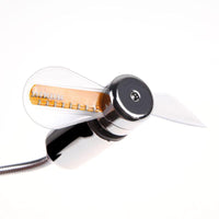 Thumbnail for Adjustable USB LED Fan Desktop Clock