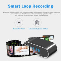 Thumbnail for Motion Sensor WiFi Table Clock Mini Camera 1080P HD
