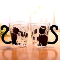 Thumbnail for Lovely Cat Glass Mug