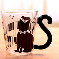 Thumbnail for Lovely Cat Glass Mug