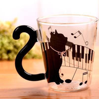 Thumbnail for Lovely Cat Glass Mug