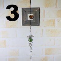 Thumbnail for Creative Wind Chimes Spinner Spiral Rotating Crystal Hanging Ball