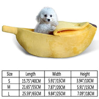Thumbnail for Banana Shape Pet Dog Cat Bed House