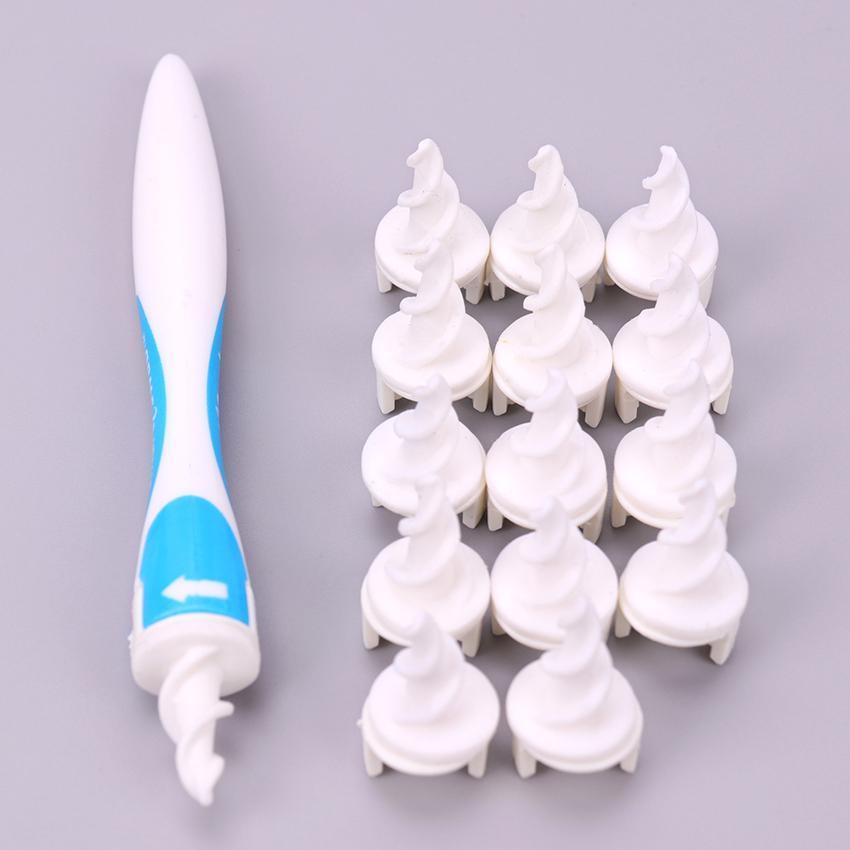 Ear Cleaner Kit – 16 Soft Spiral Tips Earwax Removal Tool