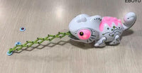 Thumbnail for RC Robotic Chameleon Toy with Multi Colored LED Lights and Bug Catching Action