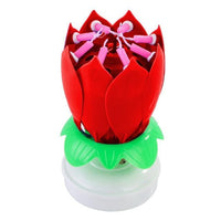 Thumbnail for Flower Rotating Happy Birthday Candle
