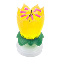 Thumbnail for Flower Rotating Happy Birthday Candle