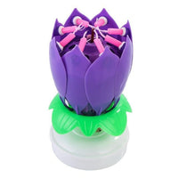 Thumbnail for Flower Rotating Happy Birthday Candle