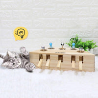 Thumbnail for 3/5-Hole Wooden Imitation Mole Mouse Playing Cat Game