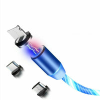 Thumbnail for Magnetic Absorption LED Flowing Light Fast Charging Cable