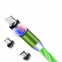 Thumbnail for Magnetic Absorption LED Flowing Light Fast Charging Cable