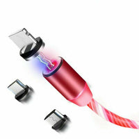 Thumbnail for Magnetic Absorption LED Flowing Light Fast Charging Cable