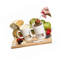 Thumbnail for Set of 2 Fondue Mugs With 8 Votives, 4 Forks