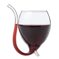 Thumbnail for 2Pcs Wine Glass Built-in Straw